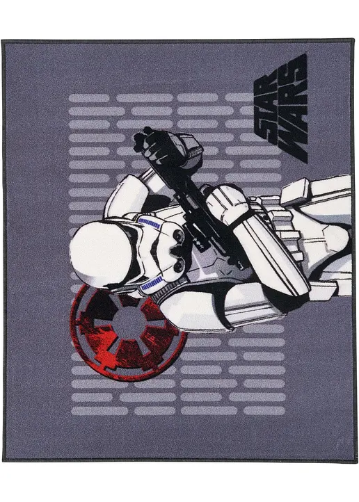 Waschbarer Teppich Disney Star Wars in grau - Disney Waschbarer Teppich Disney Star Wars in grau - Disney