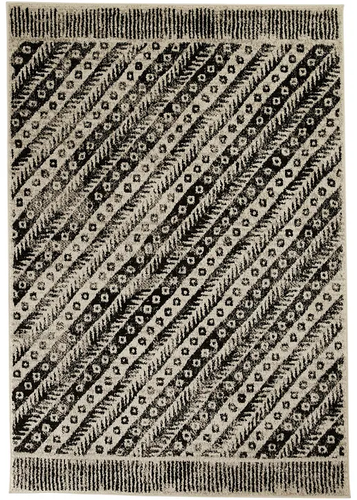 Teppich mit graphischer Musterung in grau - bpc living bonprix collection Teppich mit graphischer Musterung in grau - bpc living bonprix collection
