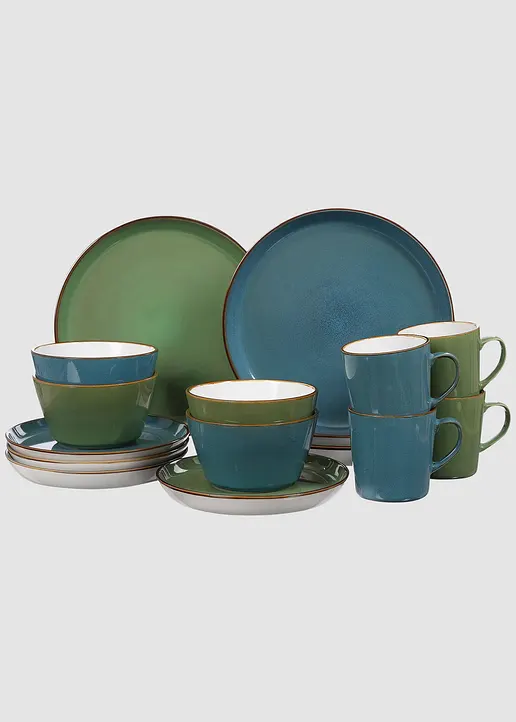 Ritzenhoff & Breker Geschirr-Set (16-tlg. Set) in blau - Ritzenhoff & Breker Ritzenhoff & Breker Geschirr-Set (16-tlg. Set) in blau - Ritzenhoff & Breker