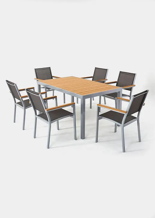 Gartenmöbel Set (7-tlg.Set) in braun - bpc living bonprix collection Gartenmöbel Set (7-tlg.Set) in braun - bpc living bonprix collection