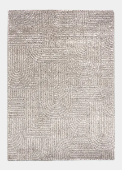 Teppich mit moderner Musterung in grau - bpc living bonprix collection Teppich mit moderner Musterung in grau - bpc living bonprix collection