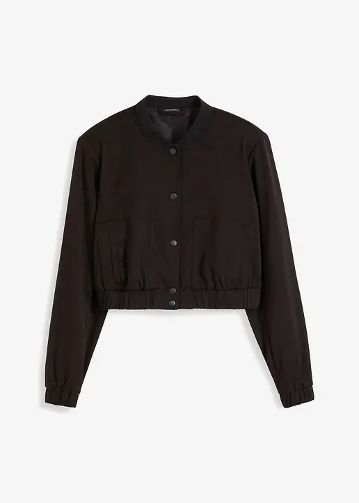 Blouson in schwarz von vorne - bonprix Blouson in schwarz von vorne - bonprix
