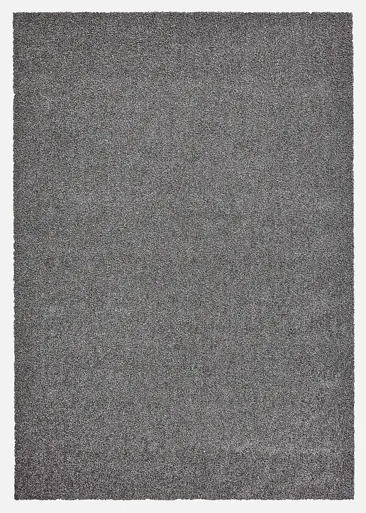 Waschbarer Teppich mit weichem Flor in grau - bonprix Waschbarer Teppich mit weichem Flor in grau - bonprix