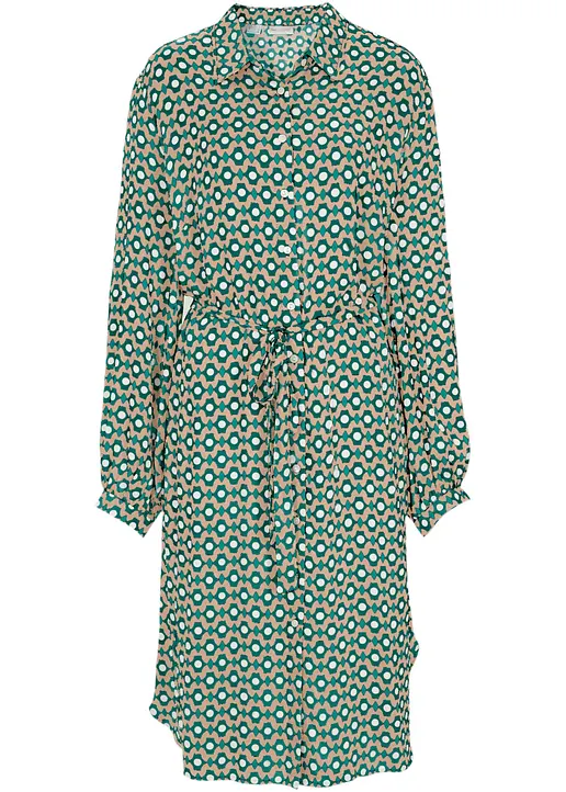 Kleid in weiß von vorne - bonprix Kleid in weiß von vorne - bonprix