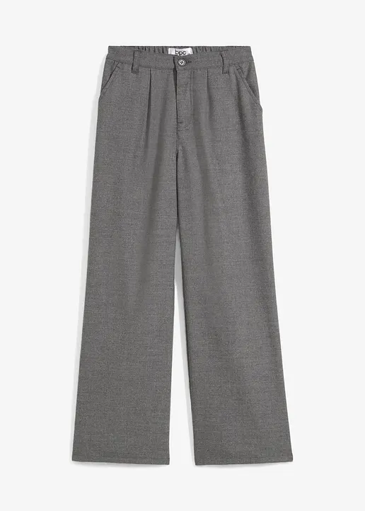 Webhose aus Viskose-Mix in grau von vorne - bonprix Webhose aus Viskose-Mix in grau von vorne - bonprix