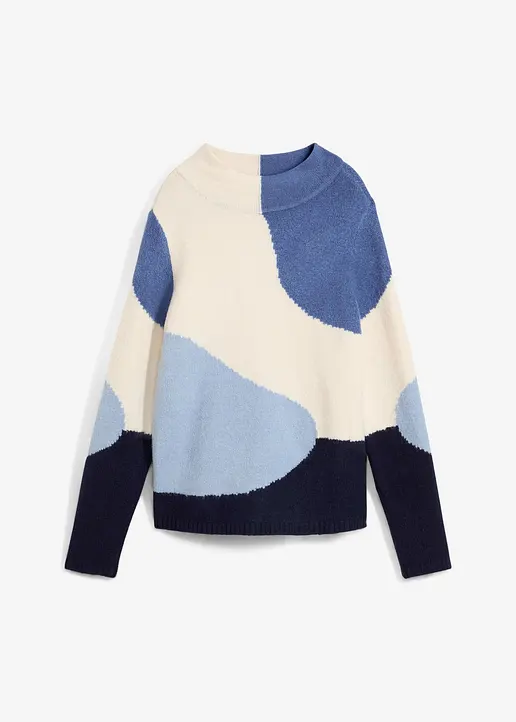 Pullover in blau von vorne - bonprix Pullover in blau von vorne - bonprix