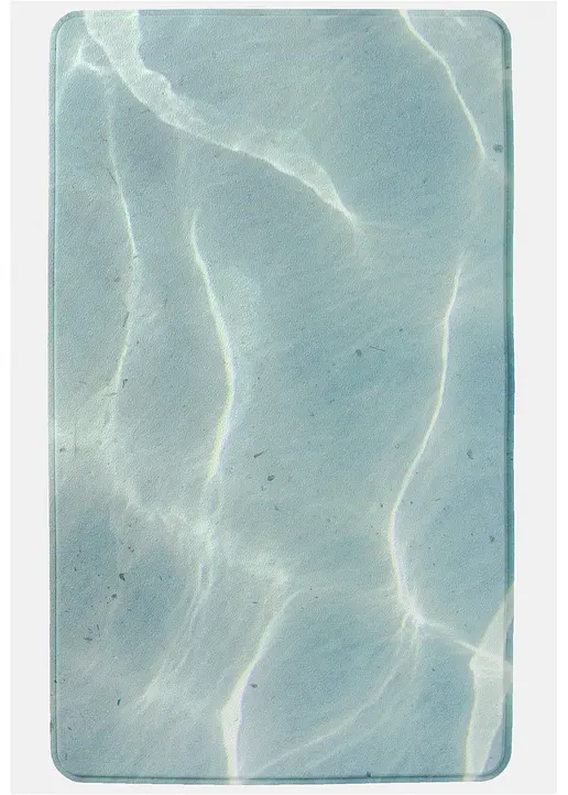 Badematte mit Memory Schaum in blau - bonprix Badematte mit Memory Schaum in blau - bonprix