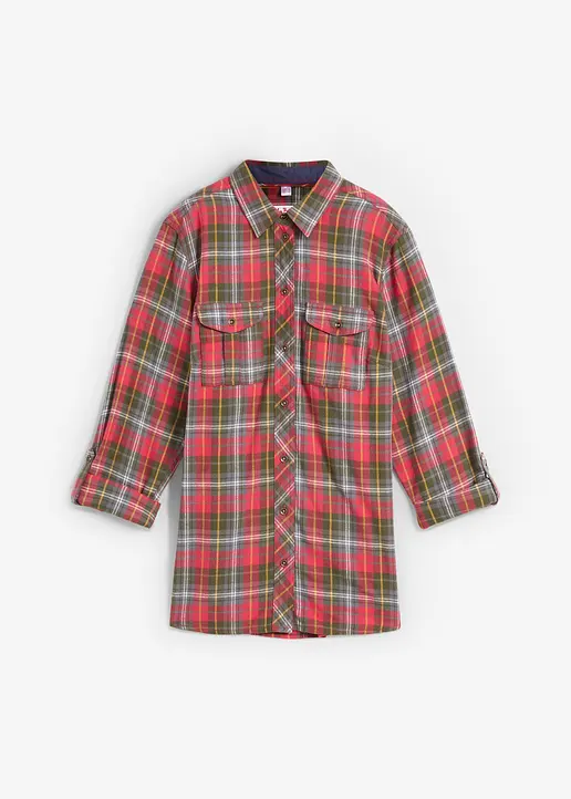 Flanellhemd in rot von vorne - bonprix Flanellhemd in rot von vorne - bonprix