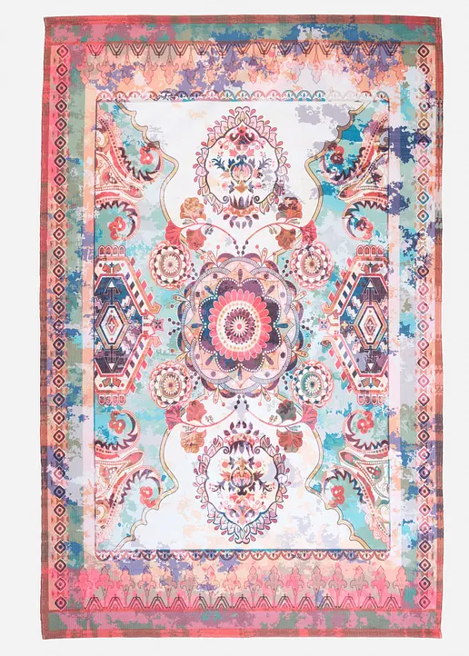 In-und Outdoor Teppich mit orientalischer Musterung in bunt von vorne - bonprix In-und Outdoor Teppich mit orientalischer Musterung in bunt von vorne - bonprix