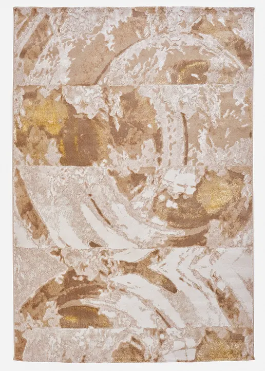 Teppich in moderner Musterung in beige von vorne - bonprix Teppich in moderner Musterung in beige von vorne - bonprix