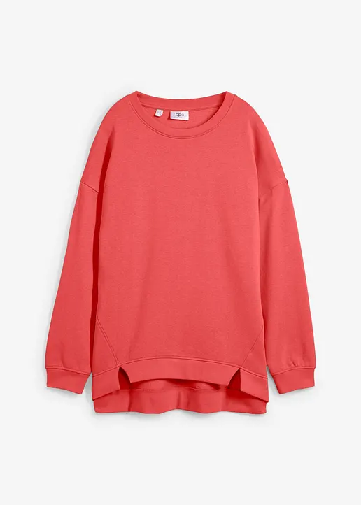 Oversize-Sweatshirt in rot von vorne - bonprix Oversize-Sweatshirt in rot von vorne - bonprix
