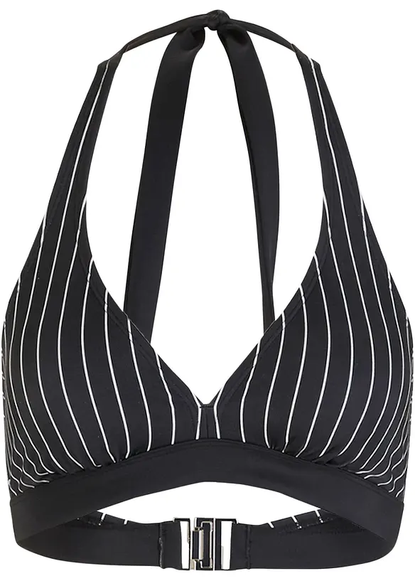 Neckholder Bikini Oberteil Schwarz Damen Bonprix