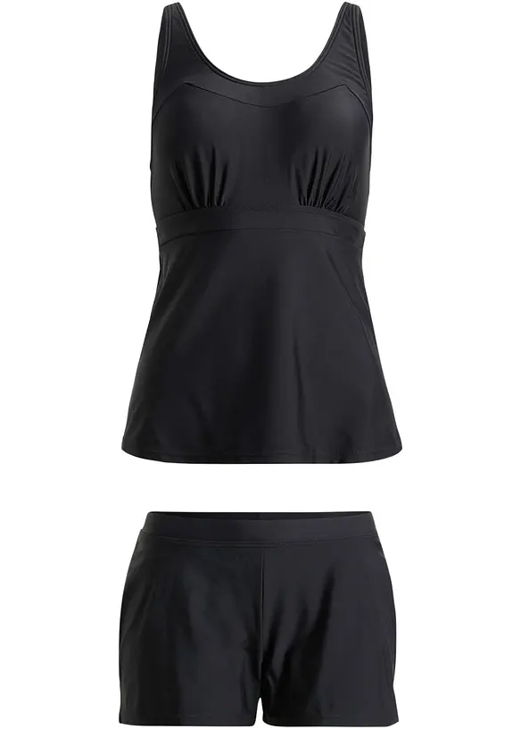 Modischer Tankini Mit Badeshorts Schwarz Damen Bonprix