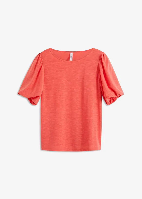 T Shirt mit ausgestellten Ärmeln pink Damen bonprix