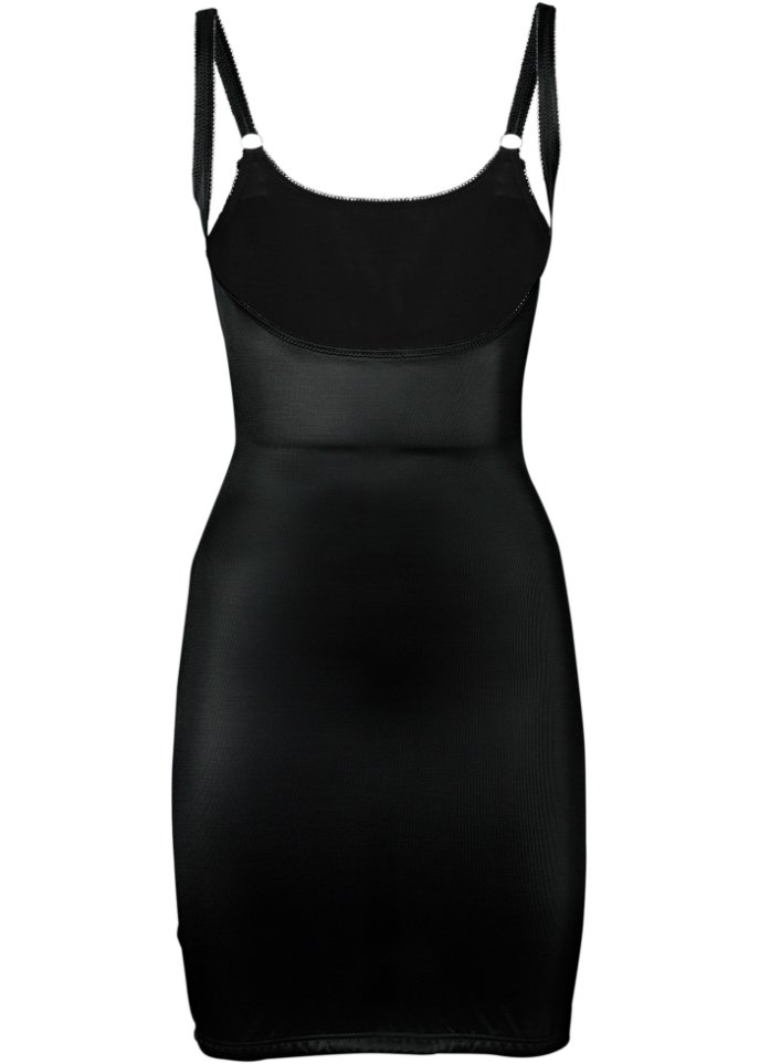 Shape Kleid mit mittlerer Formkraft in schwarz von vorne - bpc bonprix collection - Nice Size