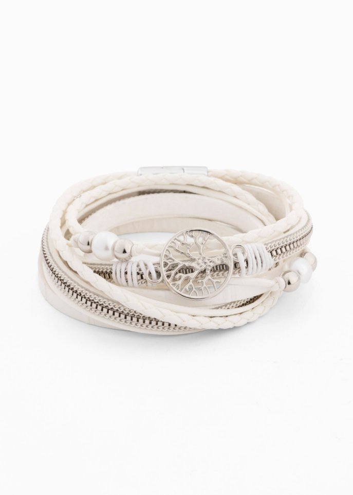 Wickelarmband in weiß - bpc bonprix collection