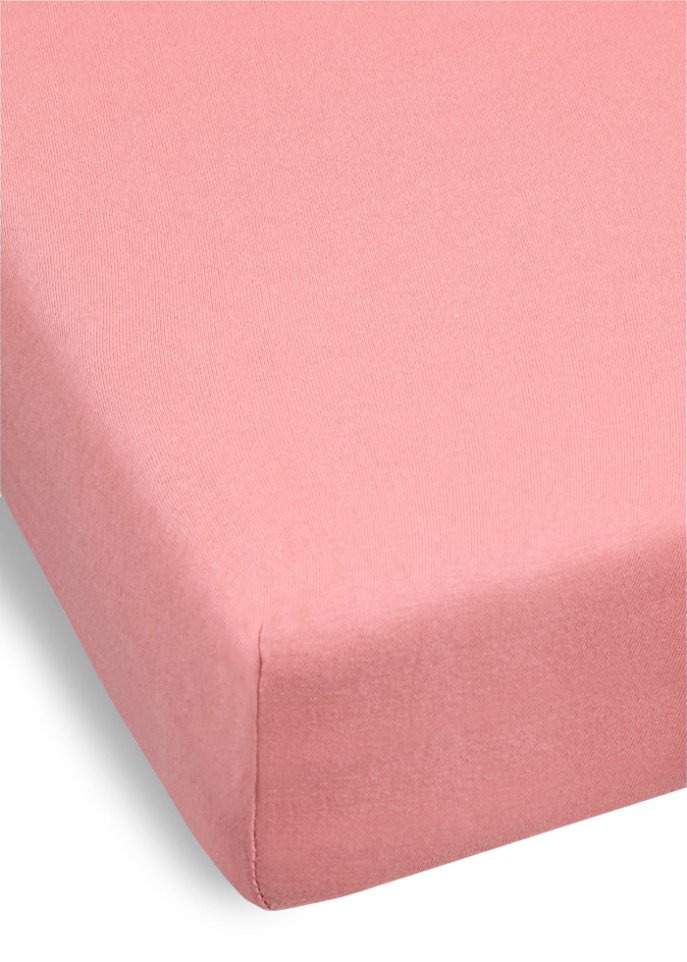 Spannbettlaken Jersey in rosa - bpc living bonprix collection