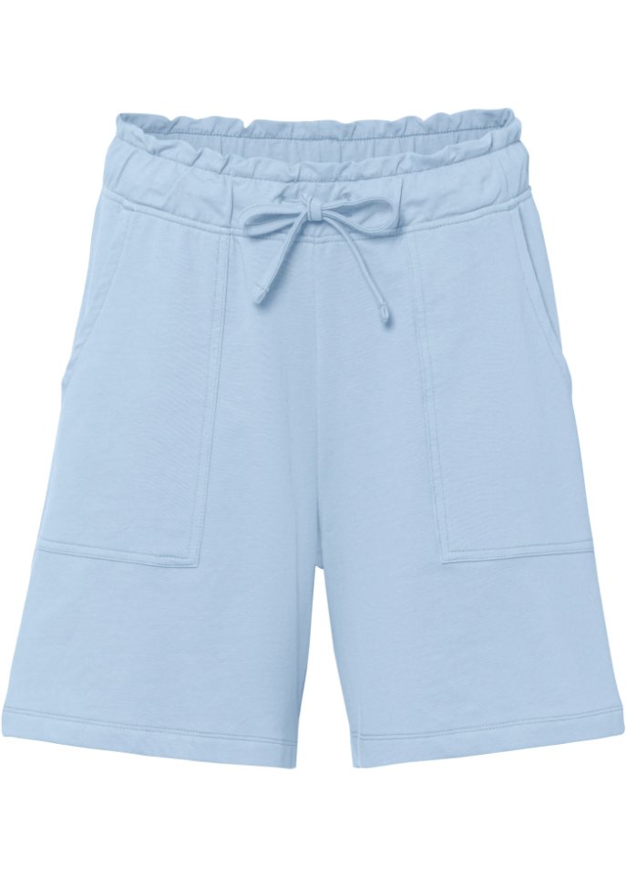 Sweat-Shorts in blau von vorne - RAINBOW