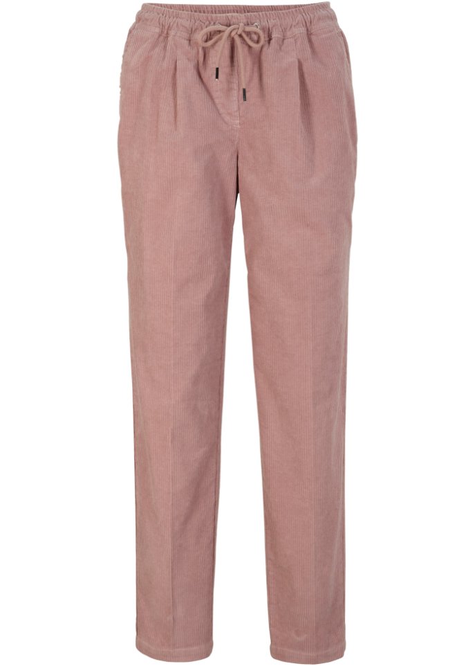 Cord Joggpants in rosa von vorne - bpc selection