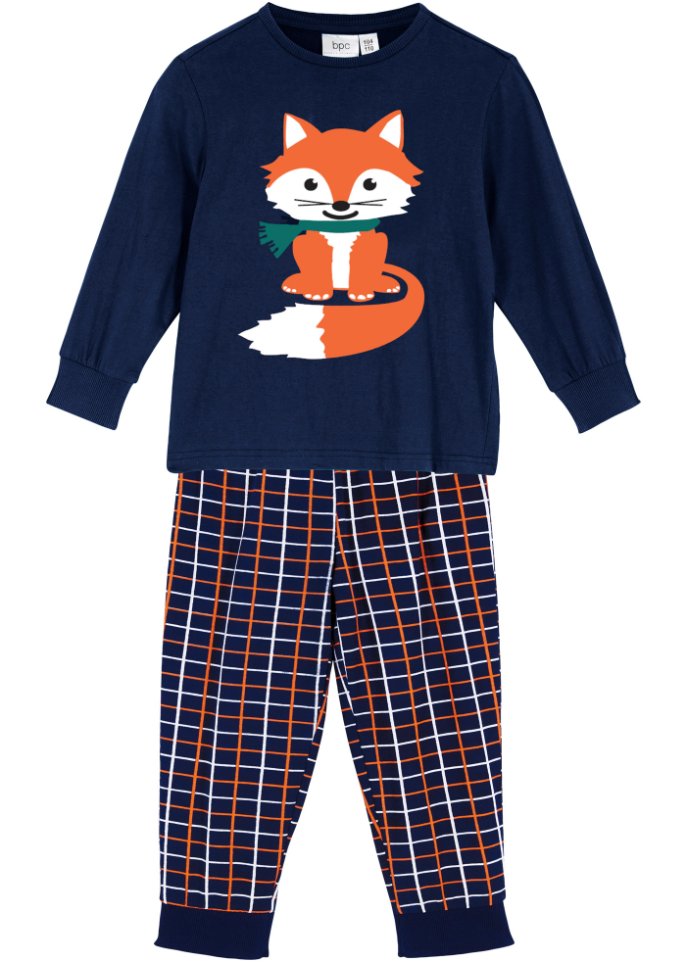 Jungen Pyjama  (2-tlg. Set) in petrol - bpc bonprix collection