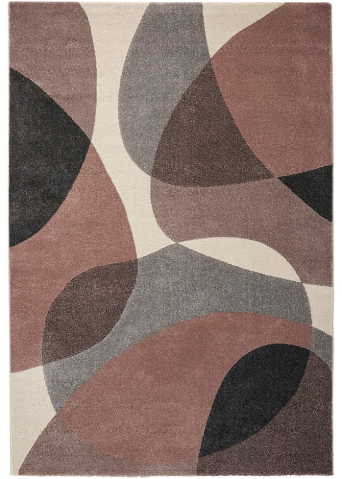 Teppich mit geometrischen Formen in rosa - bpc living bonprix collection