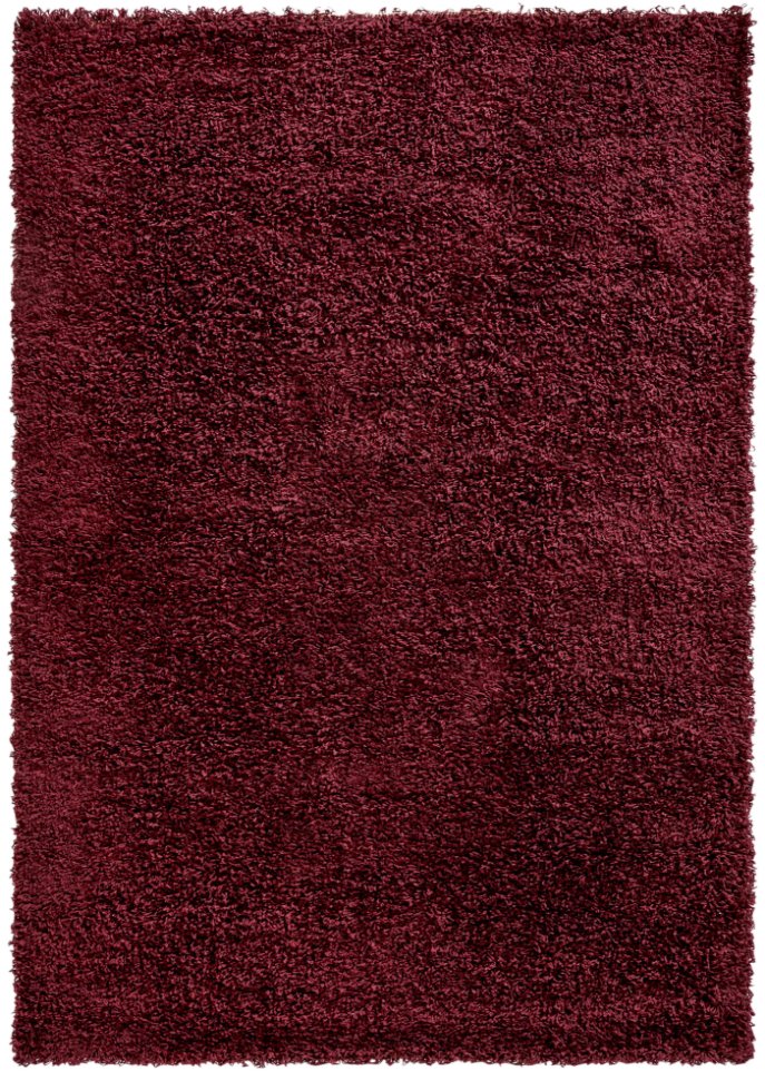 Hochflor Teppich einfarbig und vielseitig in lila - bpc living bonprix collection
