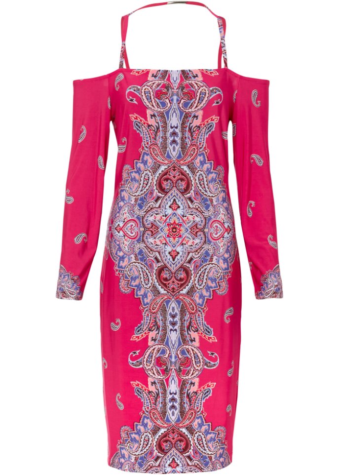 Kleid in pink von vorne - BODYFLIRT boutique