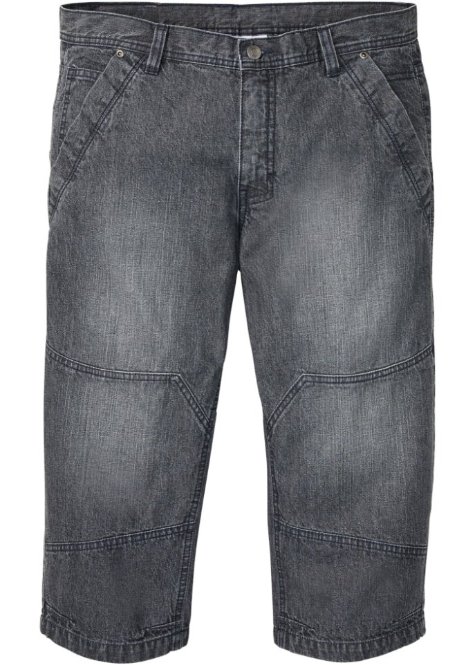 3/4-Loose Fit Jeans  in grau von vorne - John Baner JEANSWEAR