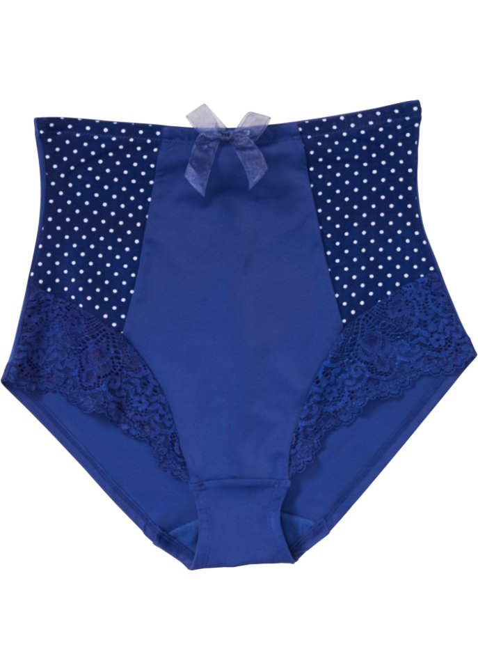 Shape Panty mit mittlerer Formkraft in blau von vorne - bpc bonprix collection - Nice Size