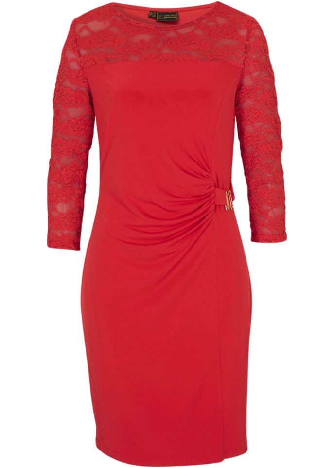 Kleid in rot von vorne - bpc selection premium