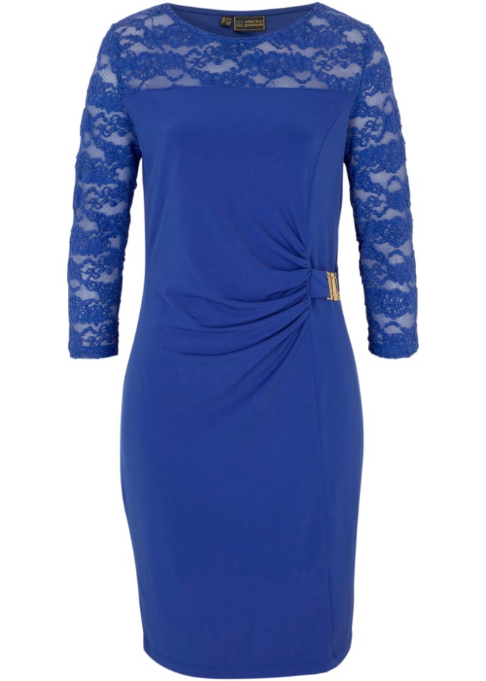 Kleid in blau von vorne - bpc selection premium