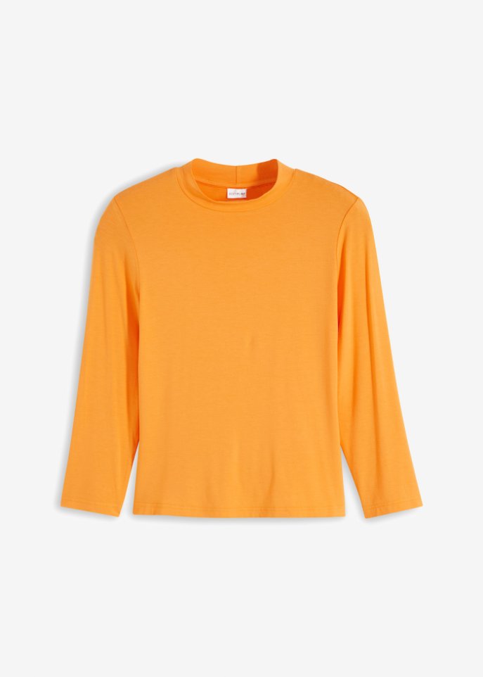 Shirt in orange von vorne - BODYFLIRT