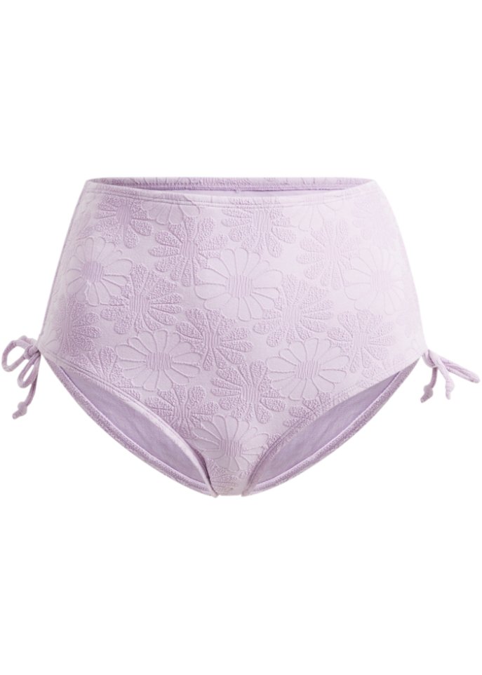 High Waist Bikinihose  in lila von vorne - bpc bonprix collection