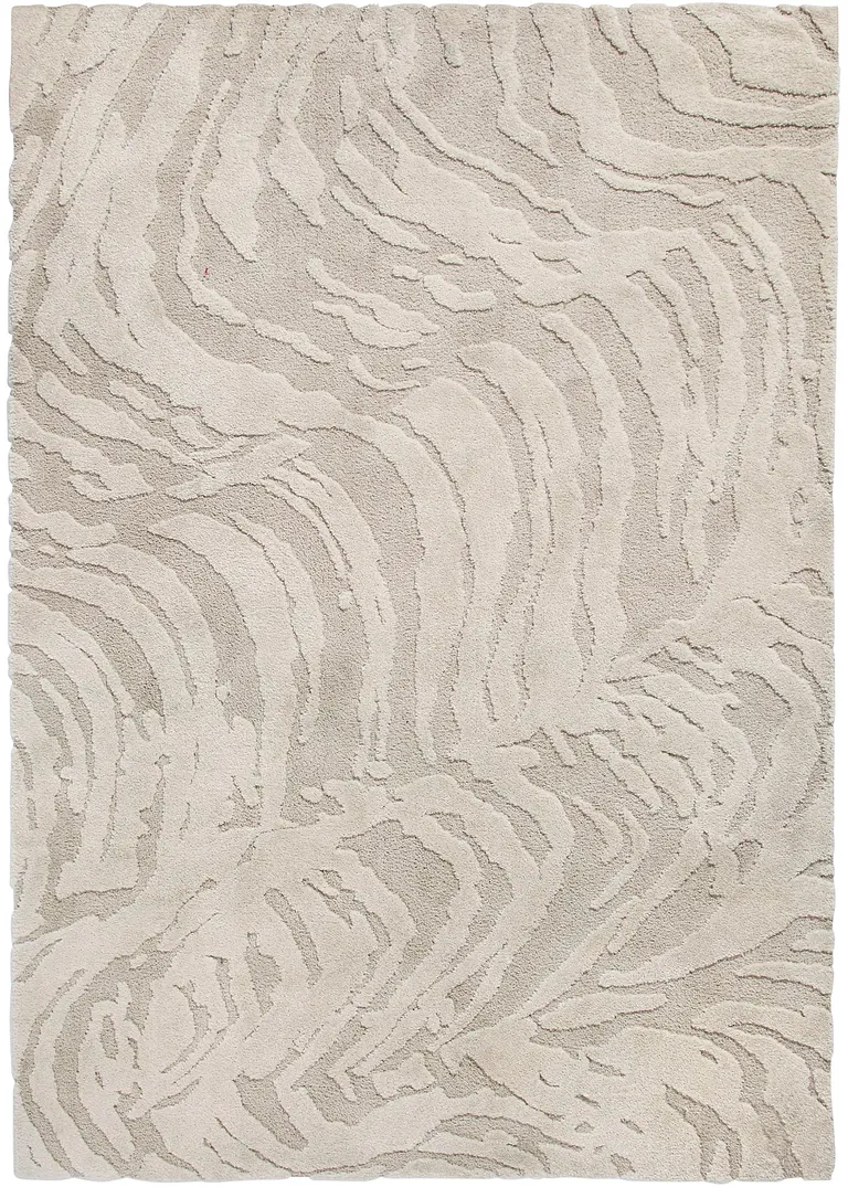 Teppich mit Wellenmusterung in beige - bpc living bonprix collection Teppich mit Wellenmusterung in beige - bpc living bonprix collection