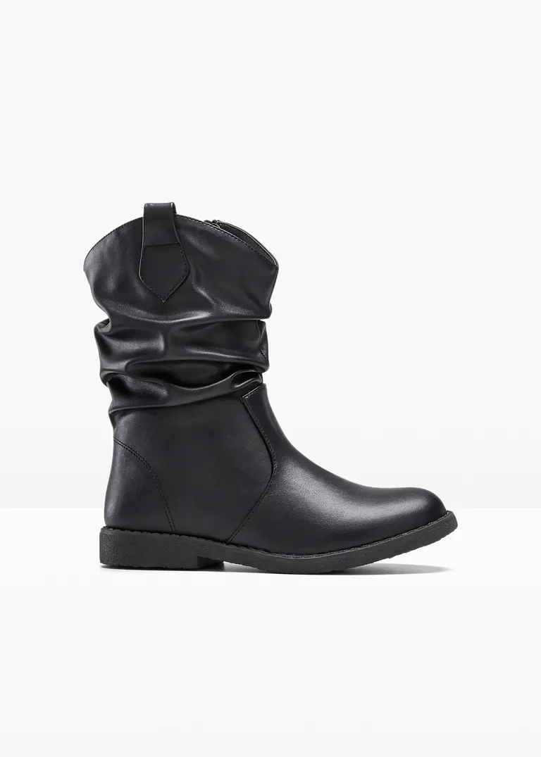 Stiefel in schwarz von vorne - bonprix Stiefel in schwarz von vorne - bonprix