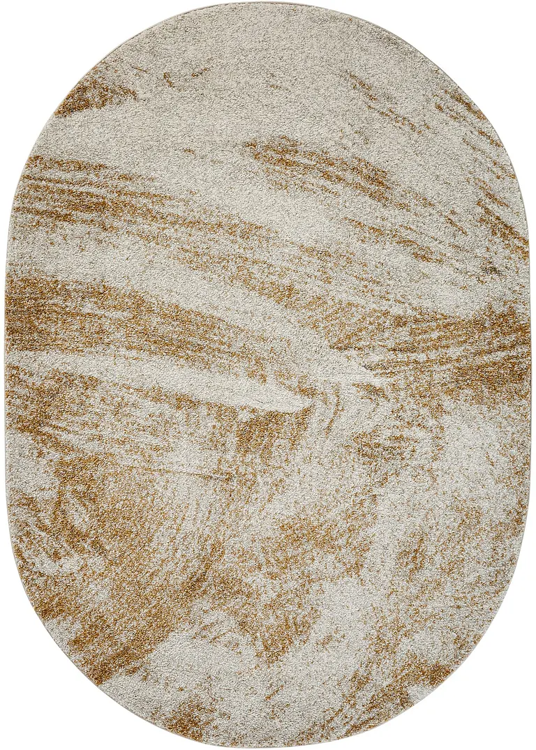 Ovaler Teppich mit melierter Musterung in beige - bpc living bonprix collection Ovaler Teppich mit melierter Musterung in beige - bpc living bonprix collection