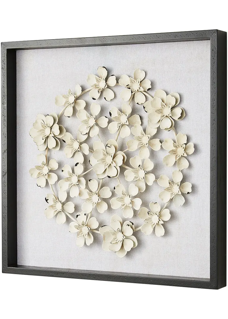 Wanddeko mit Blumen in grau - bpc living bonprix collection Wanddeko mit Blumen in grau - bpc living bonprix collection