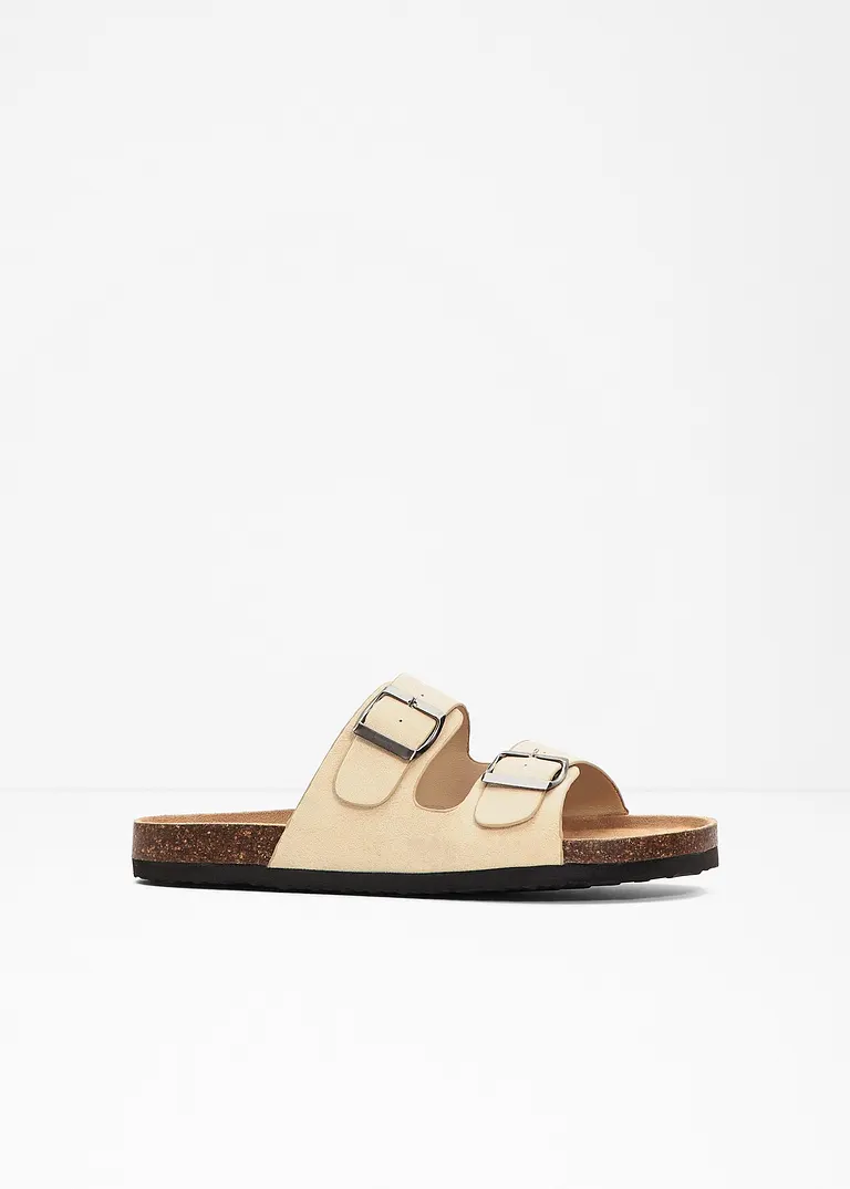 Pantolette in beige von vorne - bonprix Pantolette in beige von vorne - bonprix
