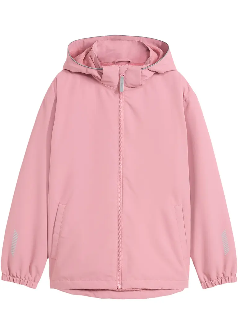 Mädchen Hardshell Regenjacke in rosa von vorne - bonprix Mädchen Hardshell Regenjacke in rosa von vorne - bonprix