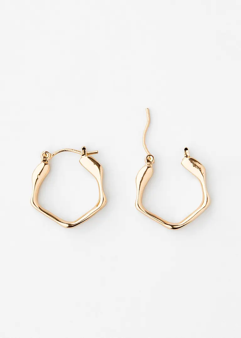 Creolen in gold von vorne - bonprix Creolen in gold von vorne - bonprix