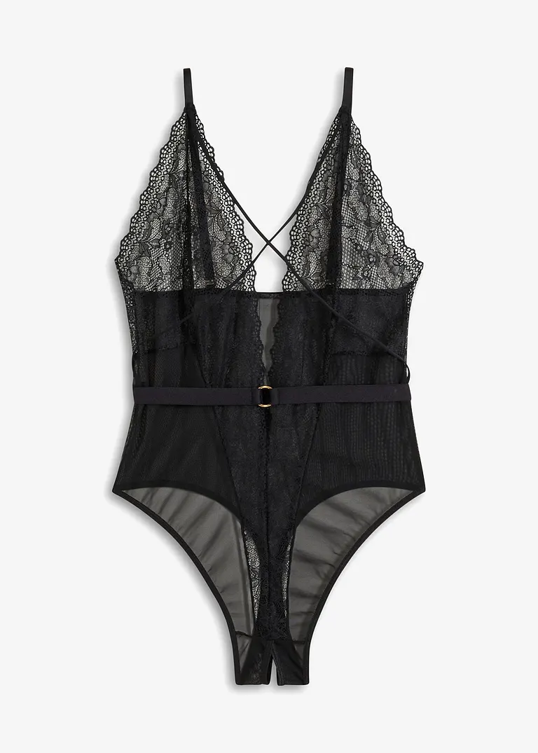 Stringbody ouvert in schwarz von vorne - bonprix Stringbody ouvert in schwarz von vorne - bonprix