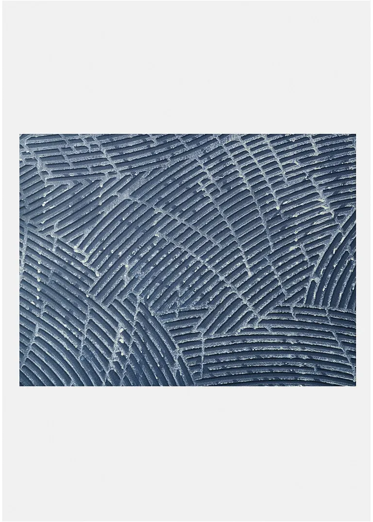 Fußmatte mit Blau Tönen in blau von vorne - bonprix Fußmatte mit Blau Tönen in blau von vorne - bonprix