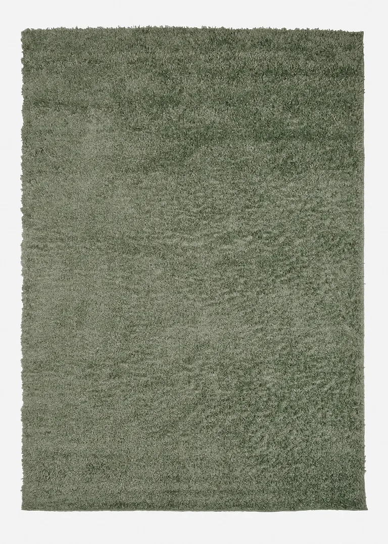 Hochflorteppich mit flauschiger Oberfläche in grün - bonprix Hochflorteppich mit flauschiger Oberfläche in grün - bonprix