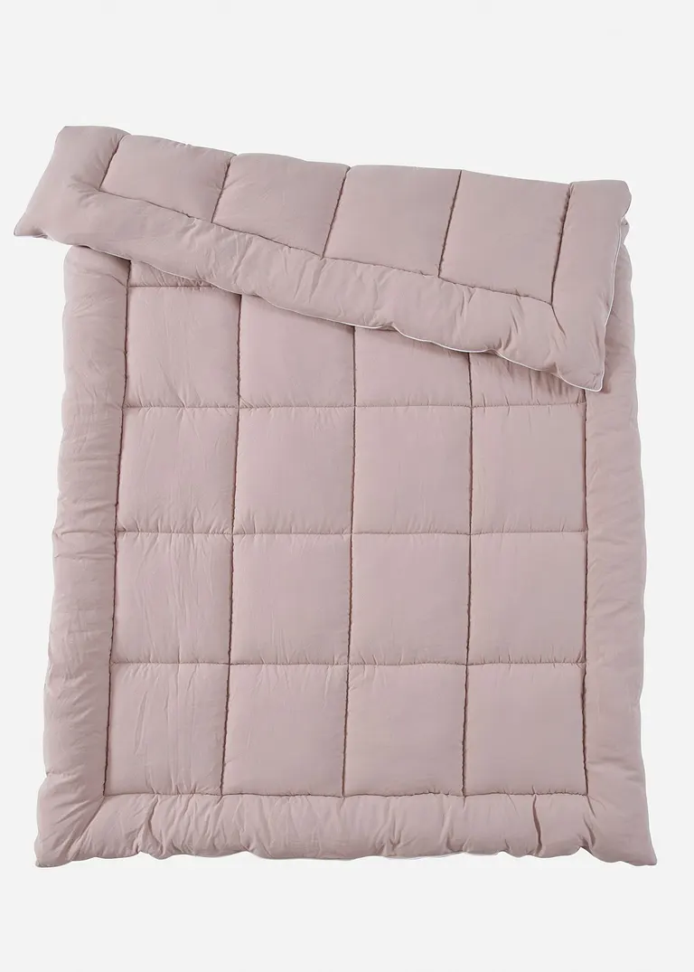 Cotton Touch Bettdecke mittel in beige von vorne - bonprix Cotton Touch Bettdecke mittel in beige von vorne - bonprix