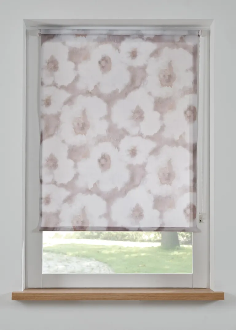 Blendschutzrollo mit Blumendruck in beige - bonprix Blendschutzrollo mit Blumendruck in beige - bonprix