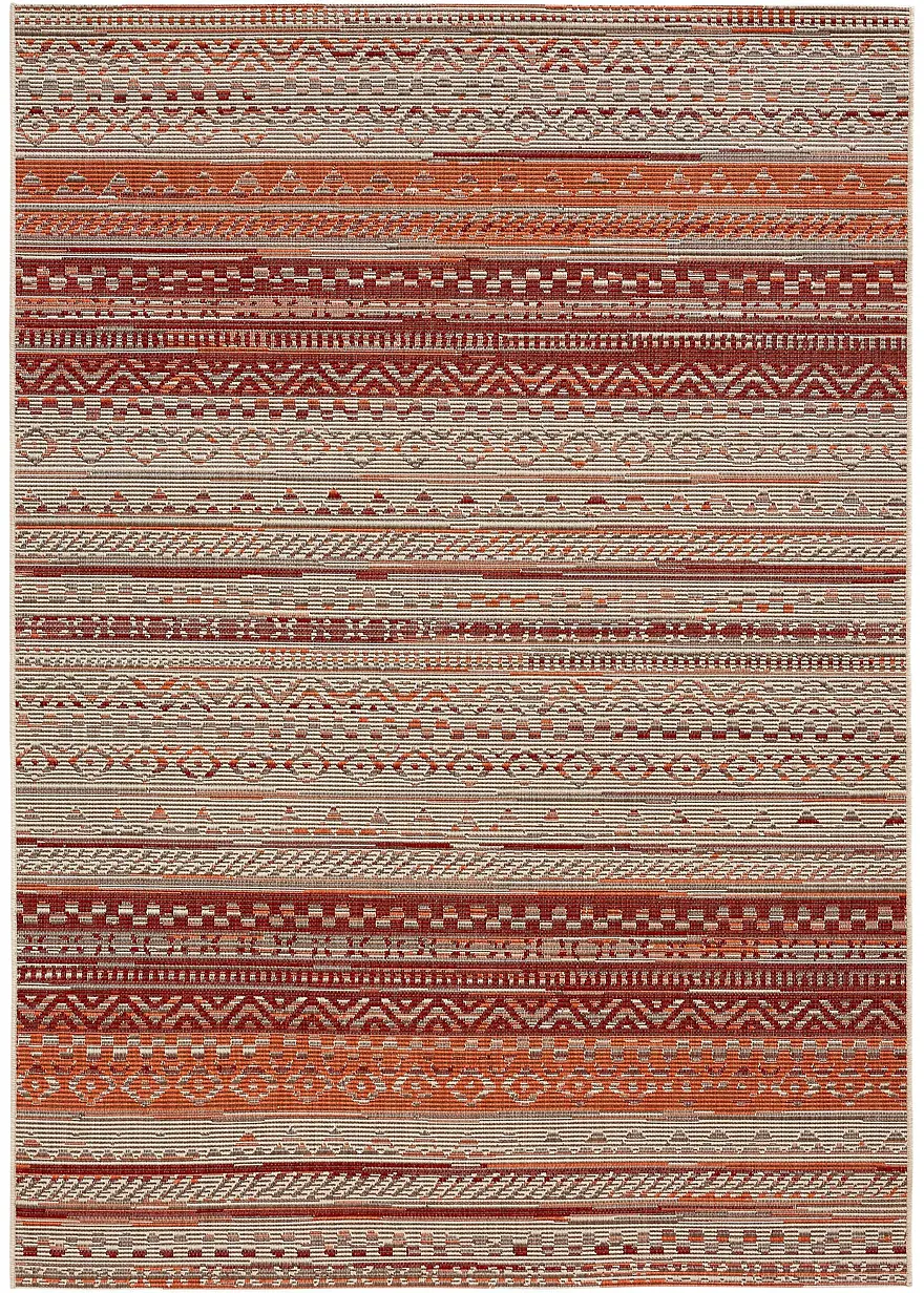 In- und Outdoor Teppich mit Streifen in orange - bpc living bonprix collection In- und Outdoor Teppich mit Streifen in orange - bpc living bonprix collection