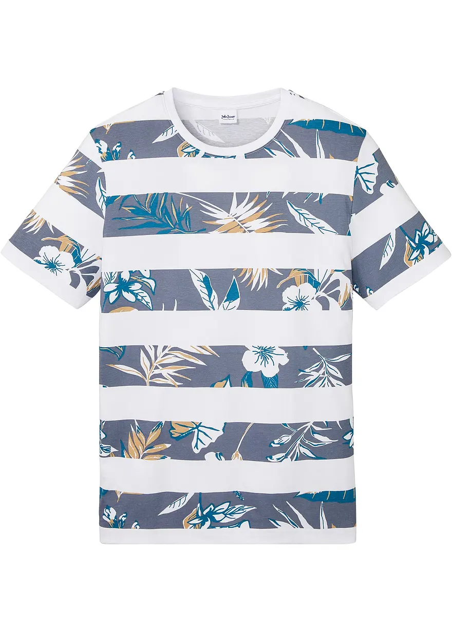 T-Shirt aus reiner Bio-Baumwolle in weiß von vorne - bonprix T-Shirt aus reiner Bio-Baumwolle in weiß von vorne - bonprix