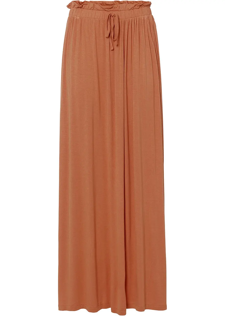 Jersey-Rock aus Viskose in orange von vorne - bonprix Jersey-Rock aus Viskose in orange von vorne - bonprix