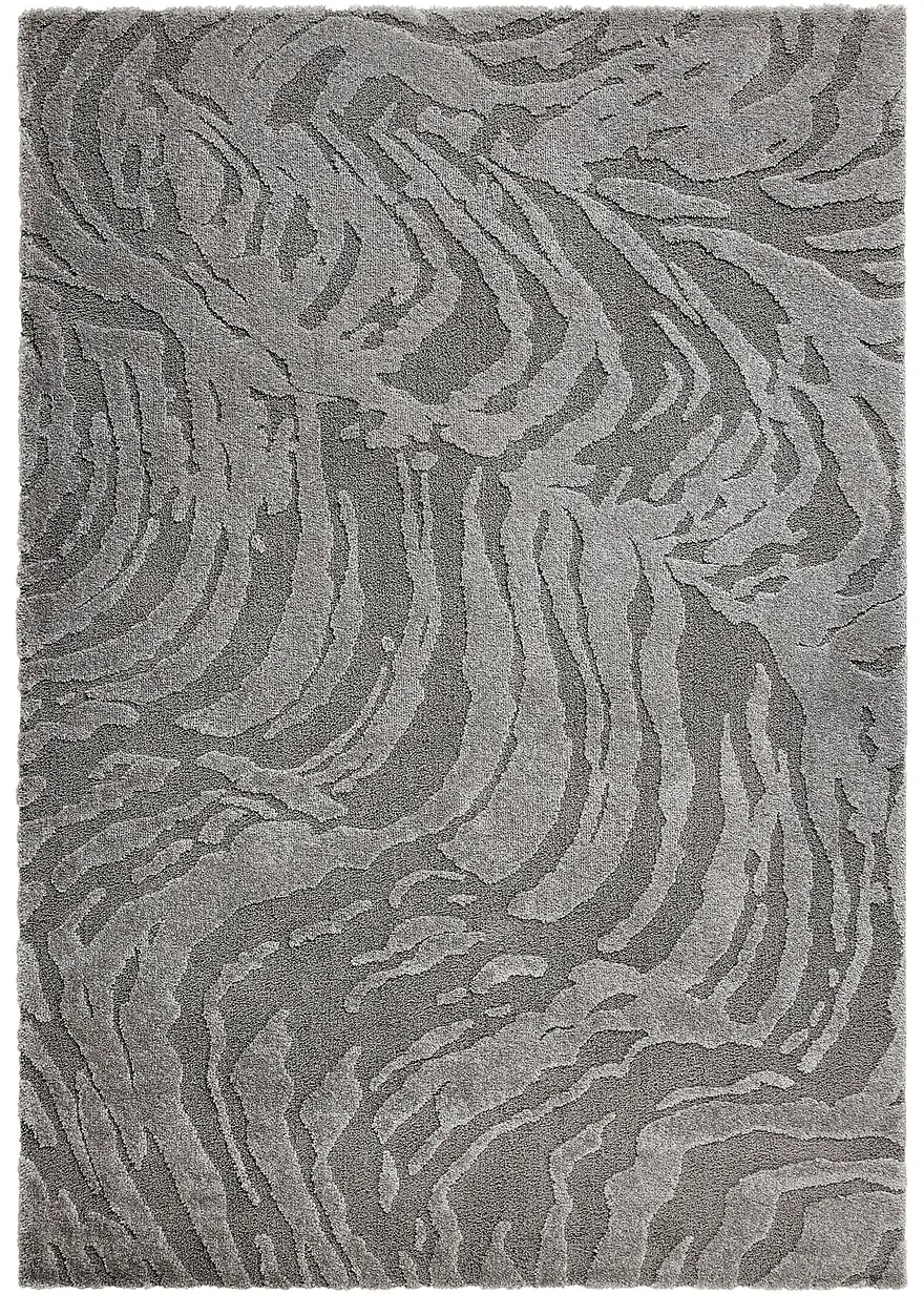 Teppich mit Wellenmusterung in grau - bpc living bonprix collection Teppich mit Wellenmusterung in grau - bpc living bonprix collection