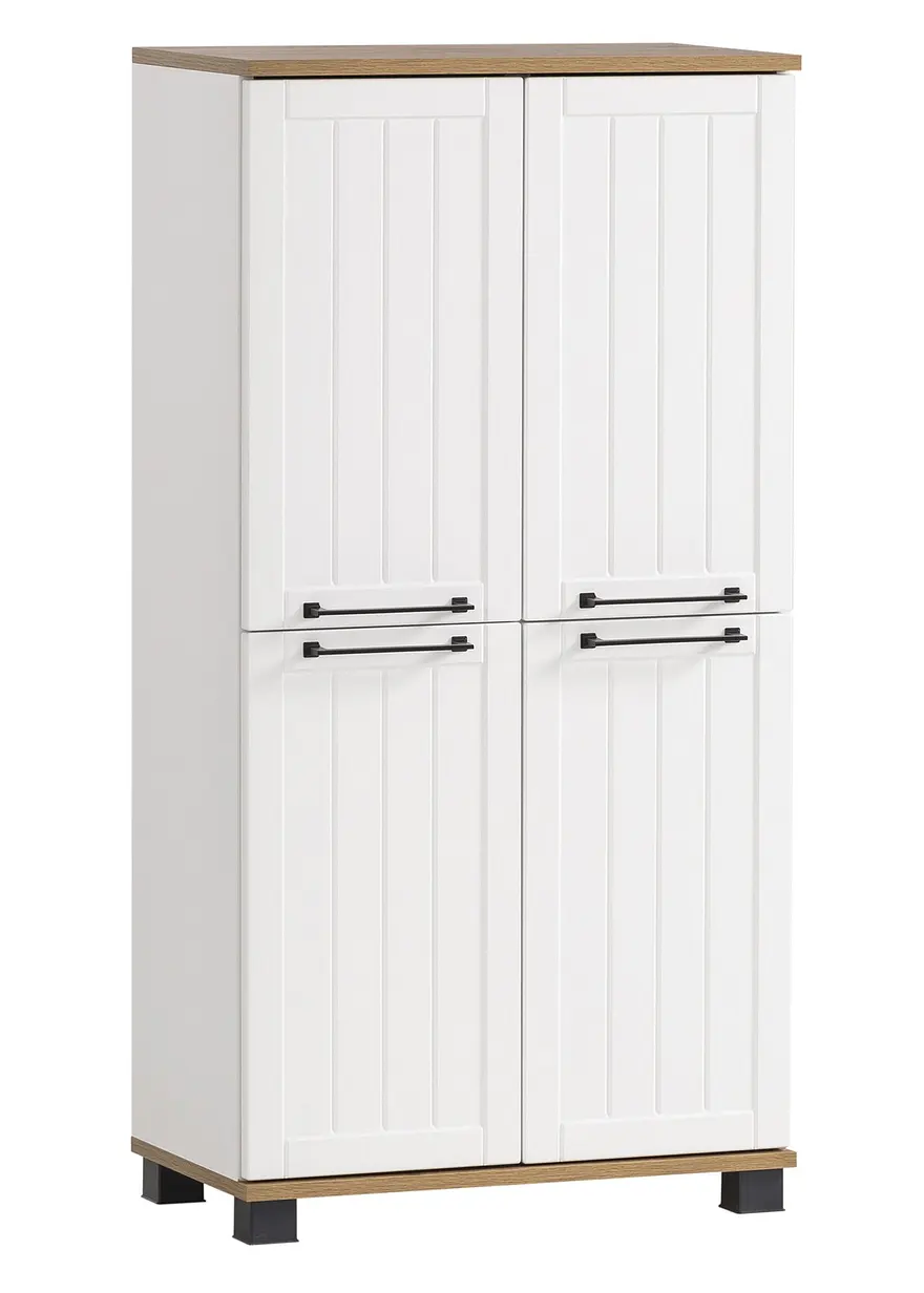 Badezimmer Schrank breit in weiß von vorne - bpc living bonprix collection Badezimmer Schrank breit in weiß von vorne - bpc living bonprix collection